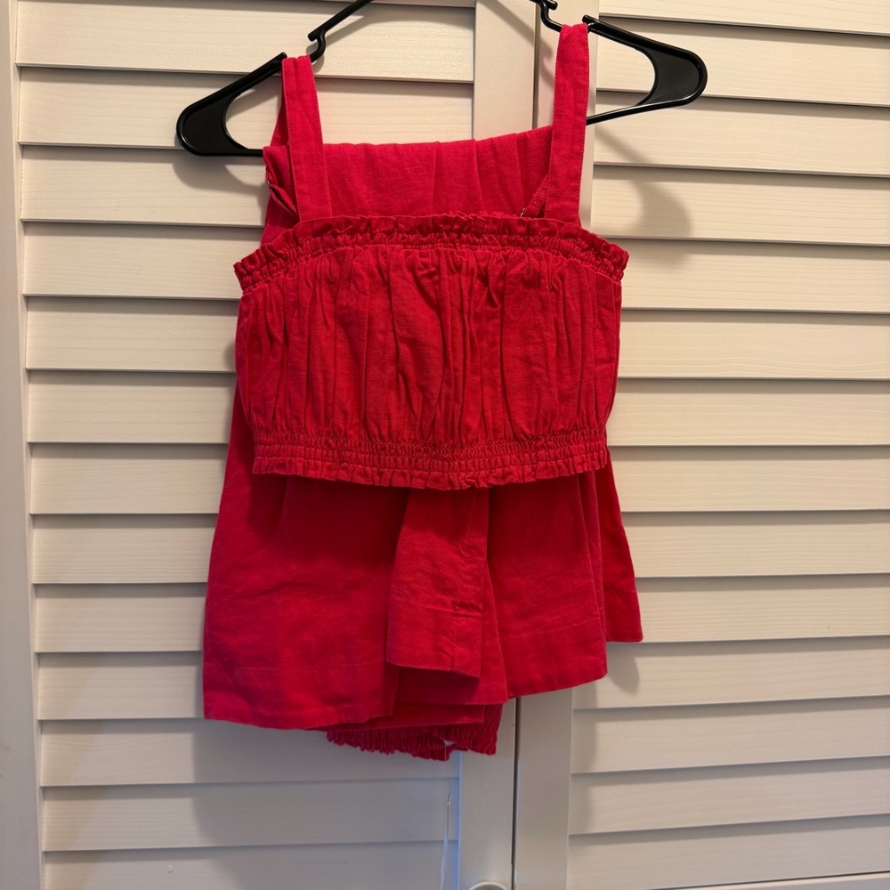 Abercrombie & Fitch Vibrant Fuscia Pink  Skirt and top.